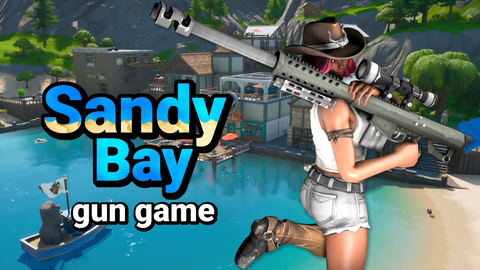 Sandy Bay - Gun Game [ gurkis ] – Fortnite Creative Map Code