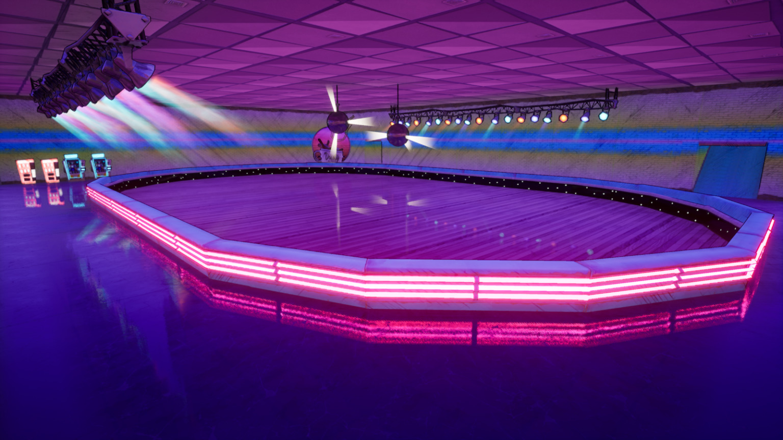 Roller Skating Rink [ Wondervictim ] Fortnite Creative Map Code