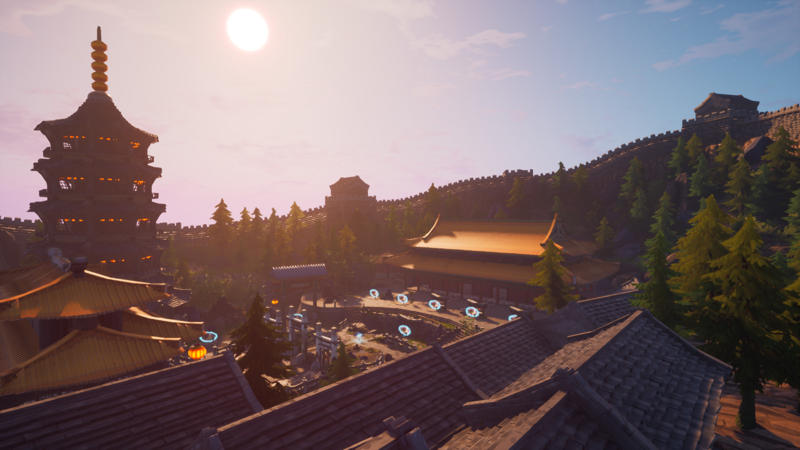 Great Wall Hub (Public) [ yu7a ] Fortnite Creative Map Code