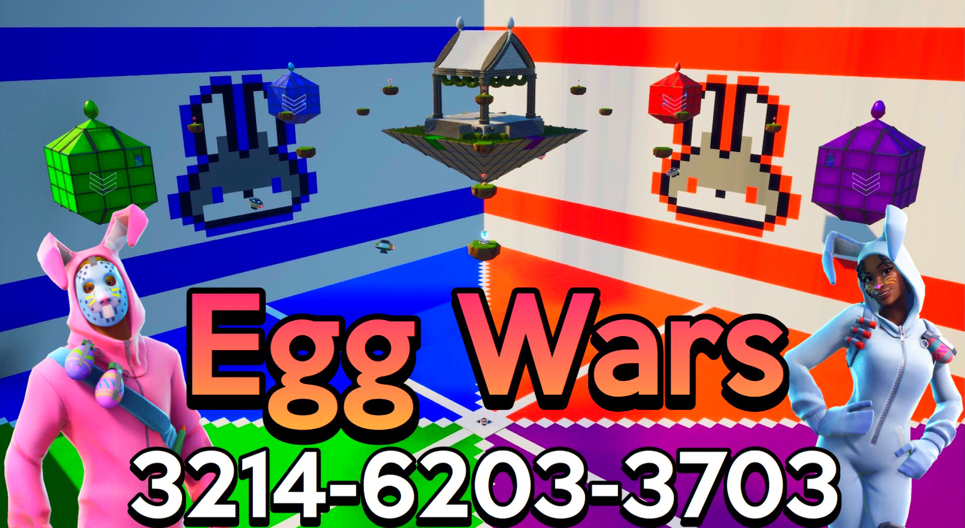 Egg Wars  datguycaz  - Fortnite Creative Map Code
