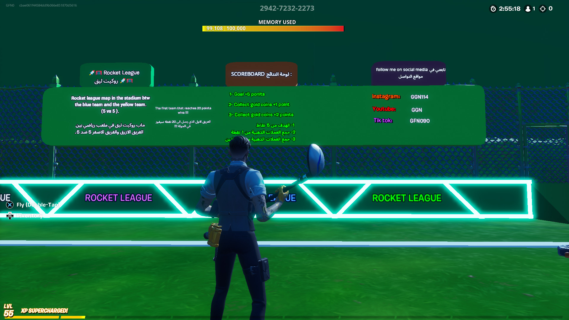 🚀🥅 ROCKET LEAGUE IN STADIUM (New Cars) روكيت ليق في ملعب