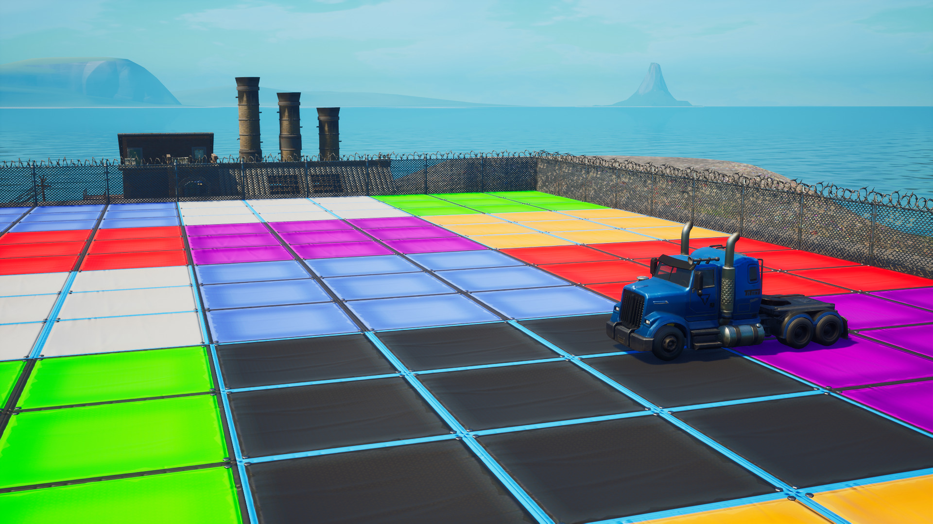 🚚 Truck Color Switch 🚚 [ tiny ] Fortnite Creative Map Code