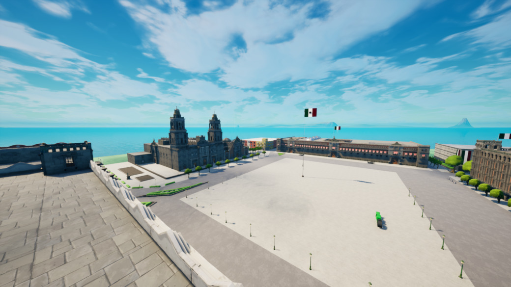 El Zócalo, CdMx [ madamzazu ] - Fortnite Creative Map Code