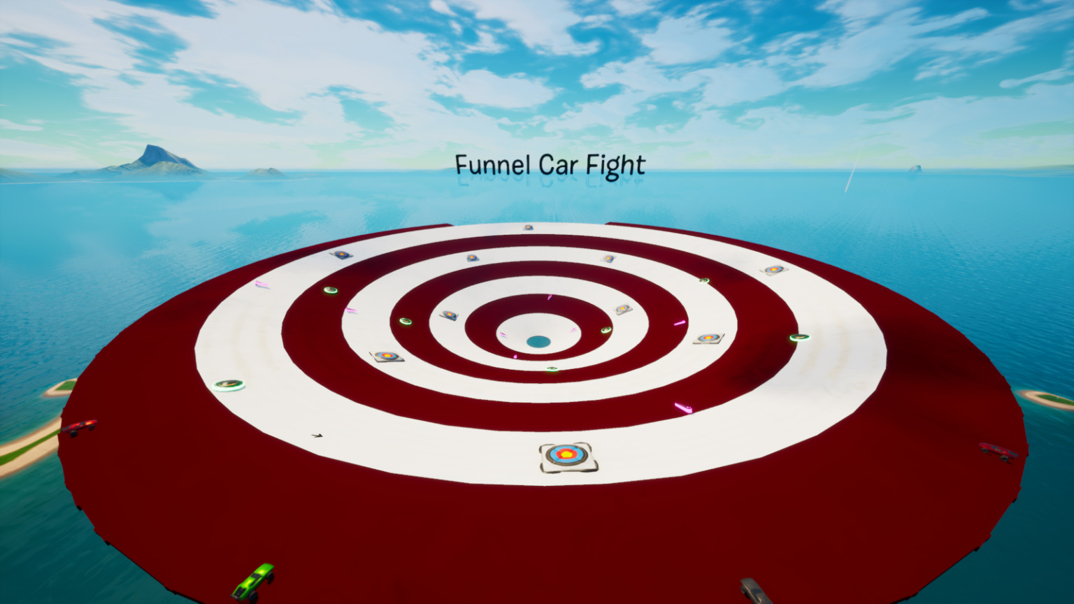Funnel Car Fight [ punti_ ] Fortnite Creative Map Code