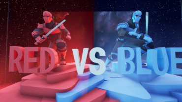 Red VS Blue ( XS ) 💯💯