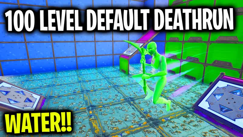 100 LEVEL DEFAULT DEATHRUN 💧 WATER!!! [ jduth96 ] – Fortnite Creative ...