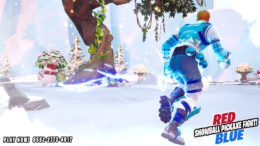 Red vs Blue | Snowball Pickaxe Fight! | | Map Code 8552-2773-4017