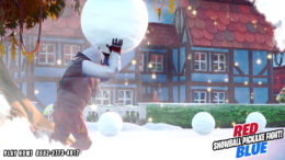 Red vs Blue | Snowball Pickaxe Fight! | | Map Code 8552-2773-4017