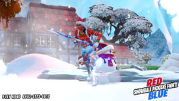 Red vs Blue | Snowball Pickaxe Fight! | | Map Code 8552-2773-4017