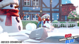 Red vs Blue | Snowball Pickaxe Fight! | | Map Code 8552-2773-4017