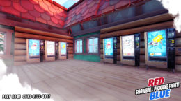 Red vs Blue | Snowball Pickaxe Fight! | | Map Code 8552-2773-4017