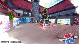 Red vs Blue | Snowball Pickaxe Fight! | | Map Code 8552-2773-4017