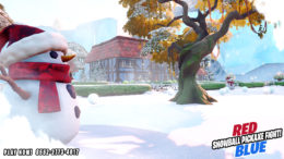 Red vs Blue | Snowball Pickaxe Fight! | | Map Code 8552-2773-4017