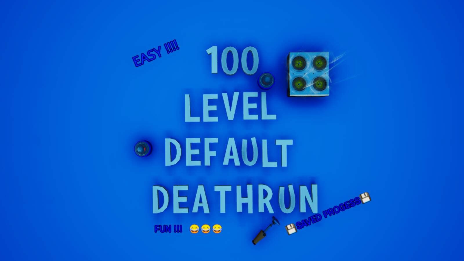 100 LEVEL DEFAULT DEATHRUN [ afk_omar ] – Fortnite Creative Map Code