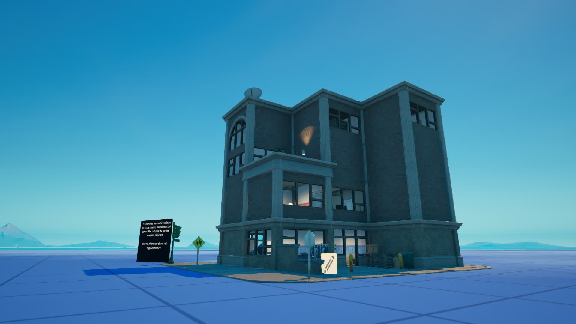 Block 2.0 - The M Building [ 0ricent ] – Fortnite Creative Map Code