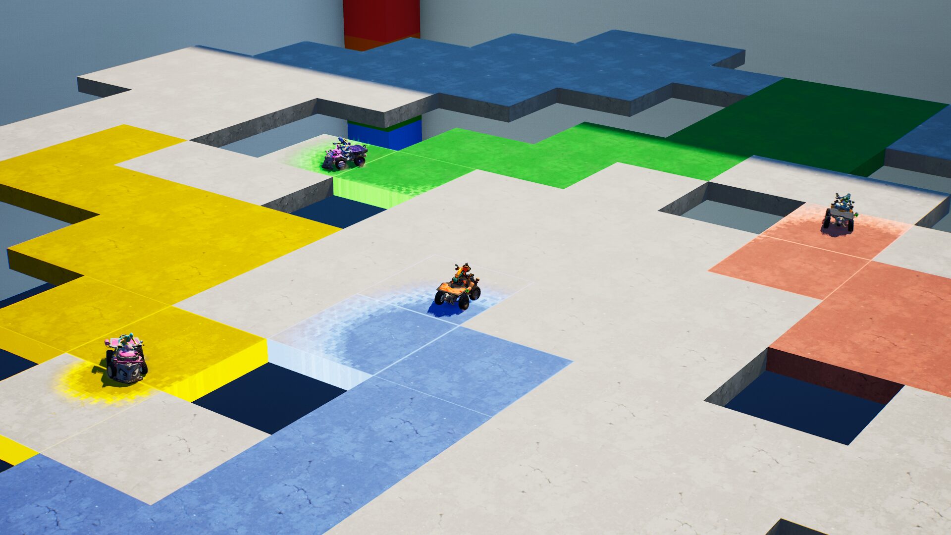 🚙QUAD ROYALE🚙 🌈COLORFUL🌈 [ bkm_13 ] – Fortnite Creative Map Code