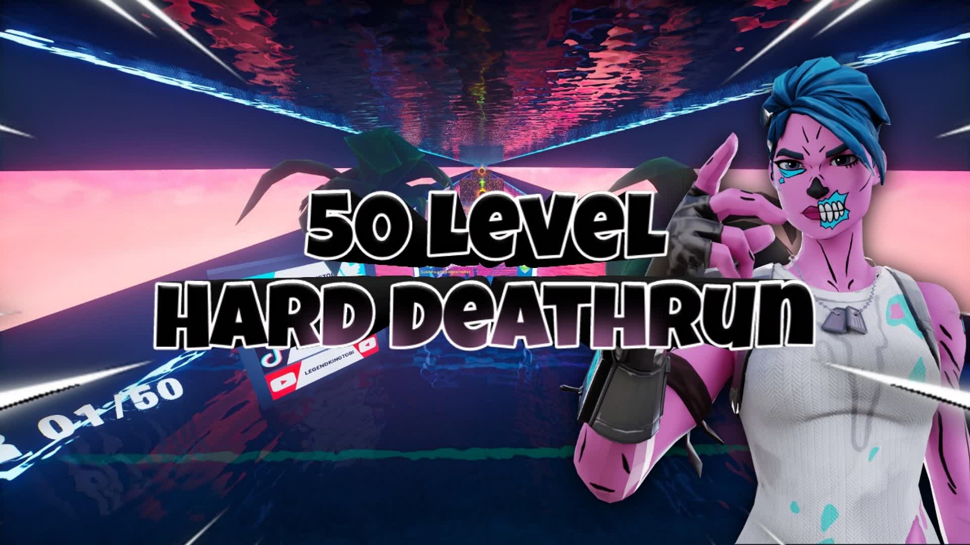 50 Level Hard Deathrun [ lkt ] – Fortnite Creative Map Code