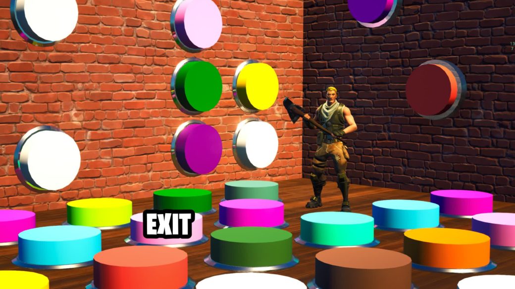 100 Button Challenge [ bullseye ] Fortnite Creative Map Code