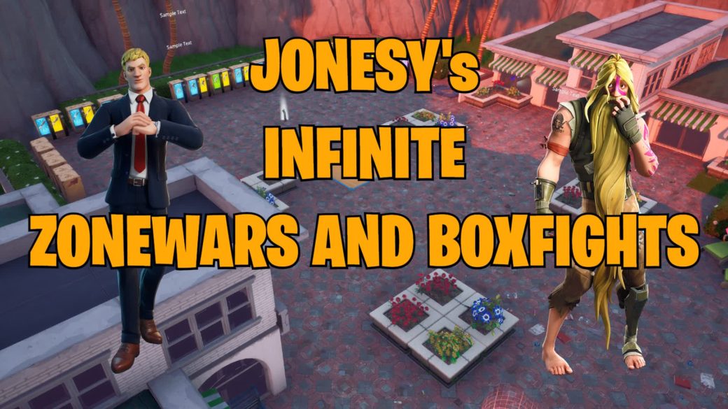 Jonesy's Infinite Zonewars/BoxFights [ mineblo ] Fortnite Creative Map Code
