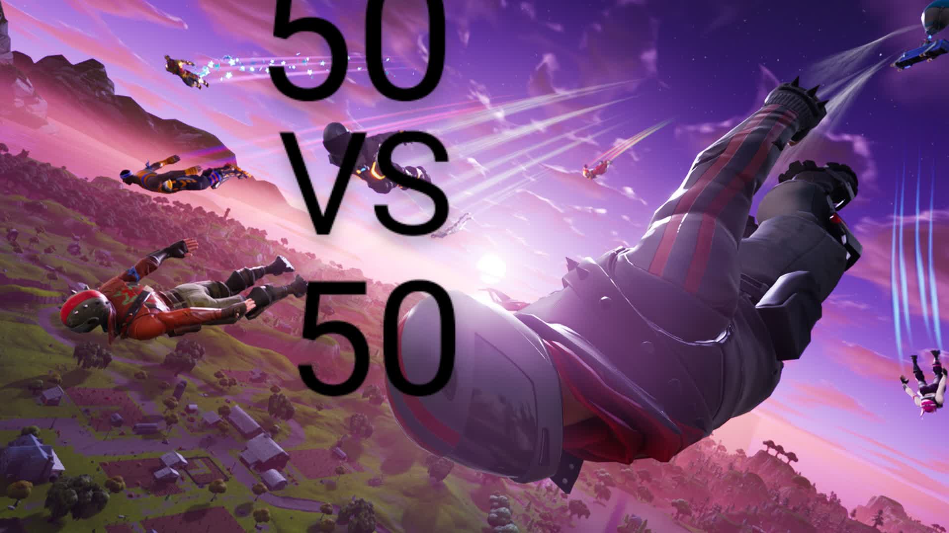 50VS50 in chapter 3 [ alberby5 ] – Fortnite Creative Map Code