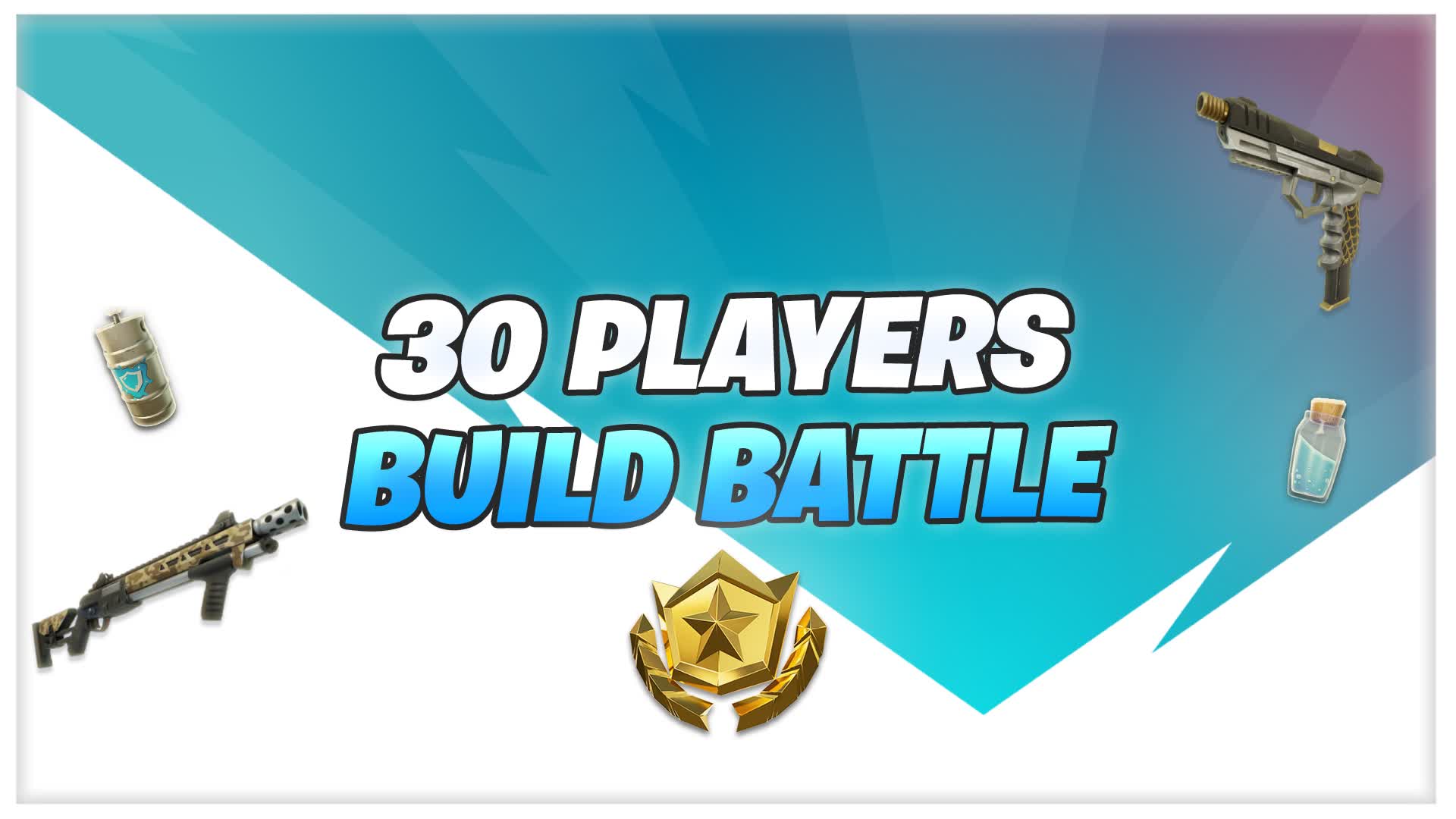 🔨SHOCKWAVE HAMMER BATTLE🌟(20 PLAYERS) [ nsmash ] Fortnite Creative