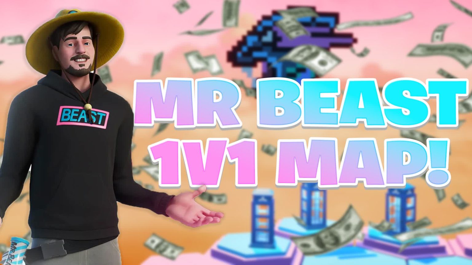MR BEAST 1V1 MAP بناء المعارك 喧嘩 🦄 [ ziproz ] – Fortnite Creative Map Code