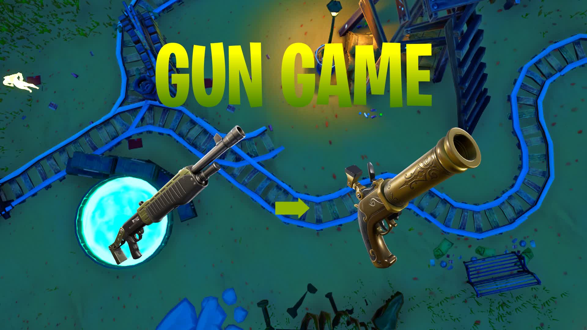 CALL OF DUTY GUN GAME [ fida ] Fortnite Creative Map Code