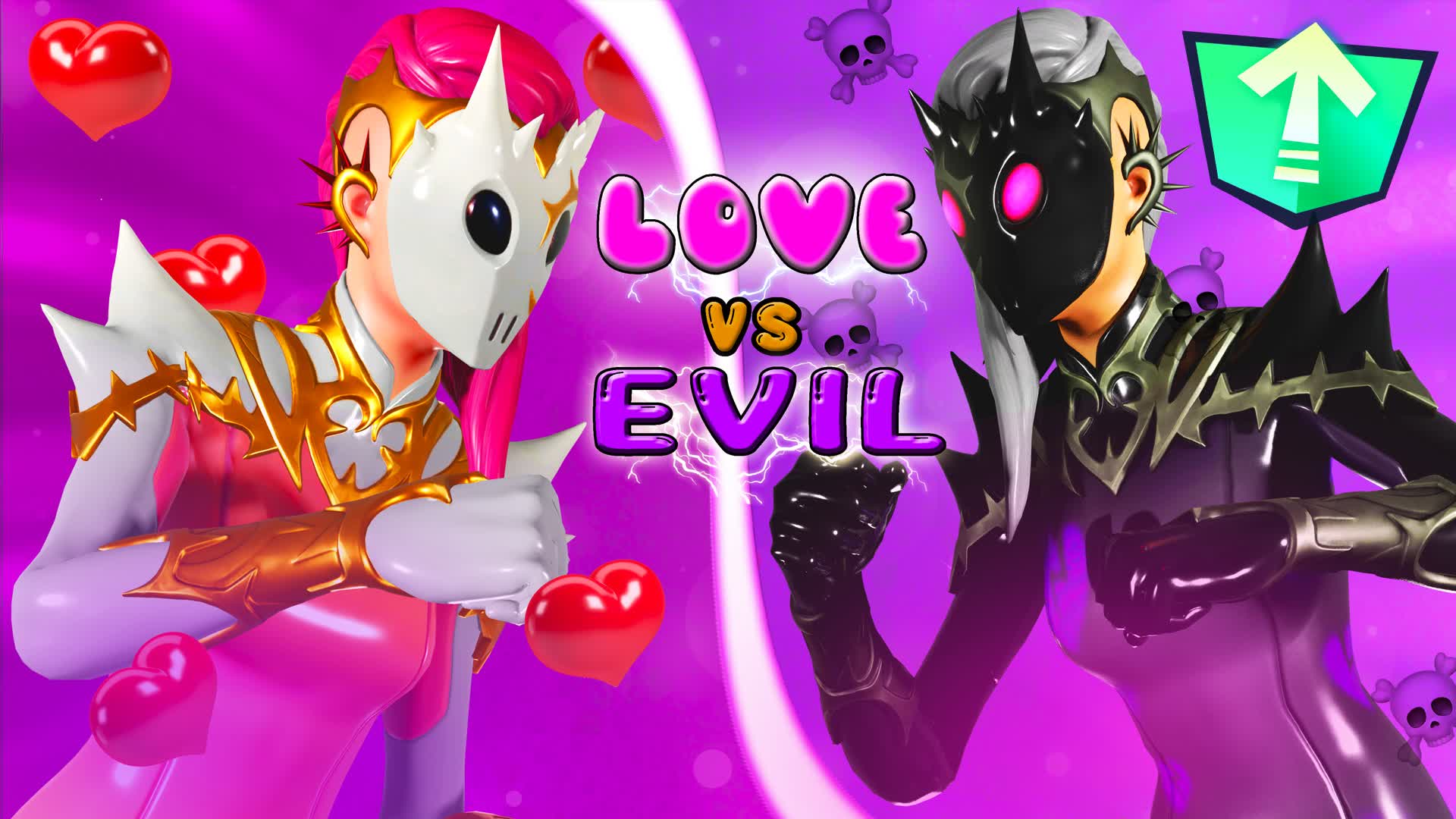 LOVE VS EVIL Pbn Fortnite Creative Map Code love-vs-evil-pbn-fortnite-creative-map-code