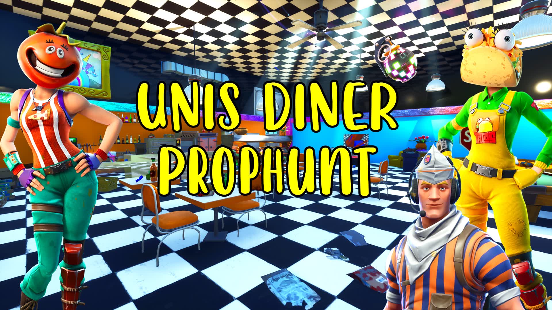 Uni's Diner🍟🍔 - Prophunt [ unicornangel96 ] – Fortnite Creative Map Code
