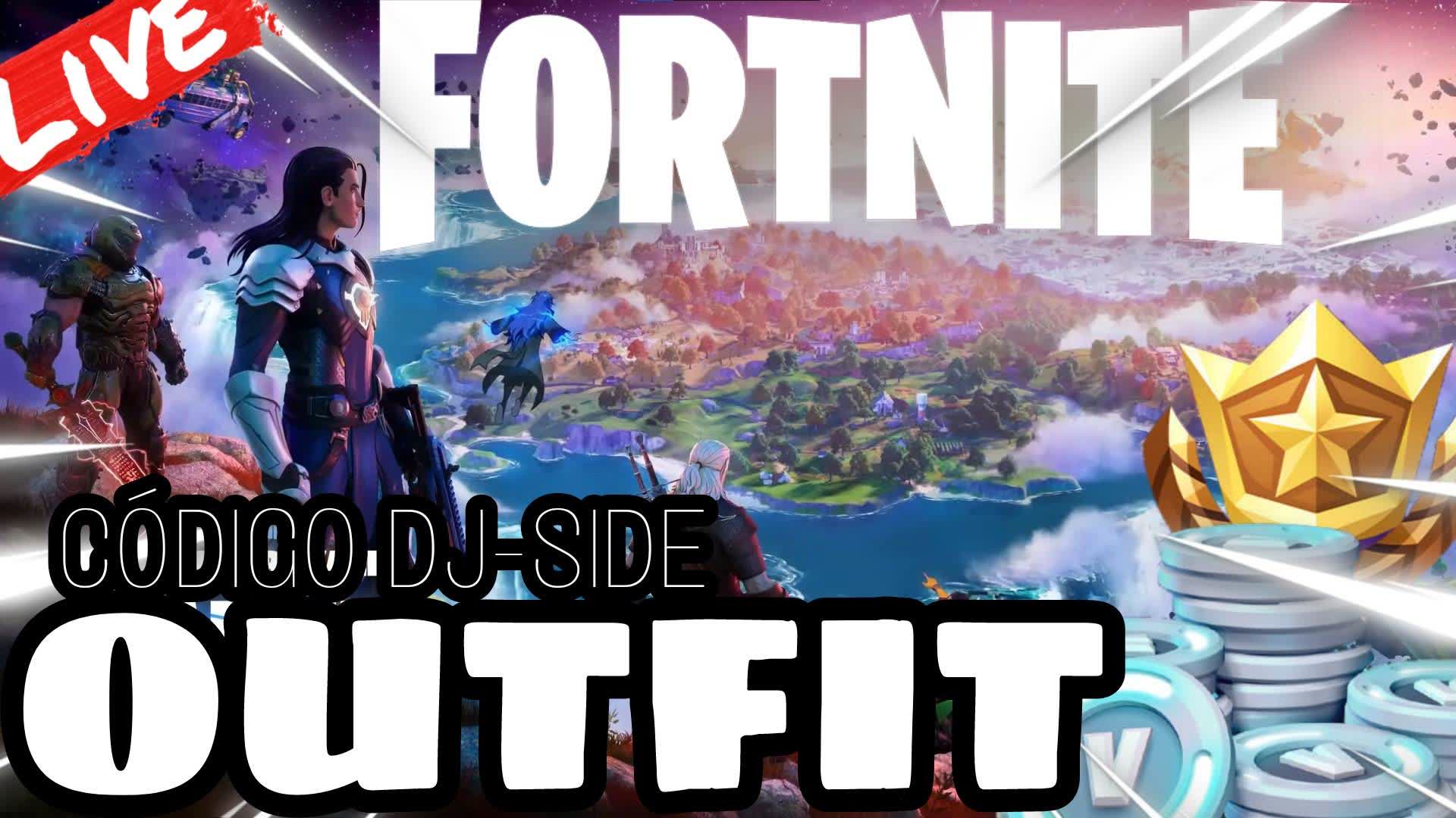 OUTFIT COLORS FORTNITE [ djside ] Fortnite Creative Map Code