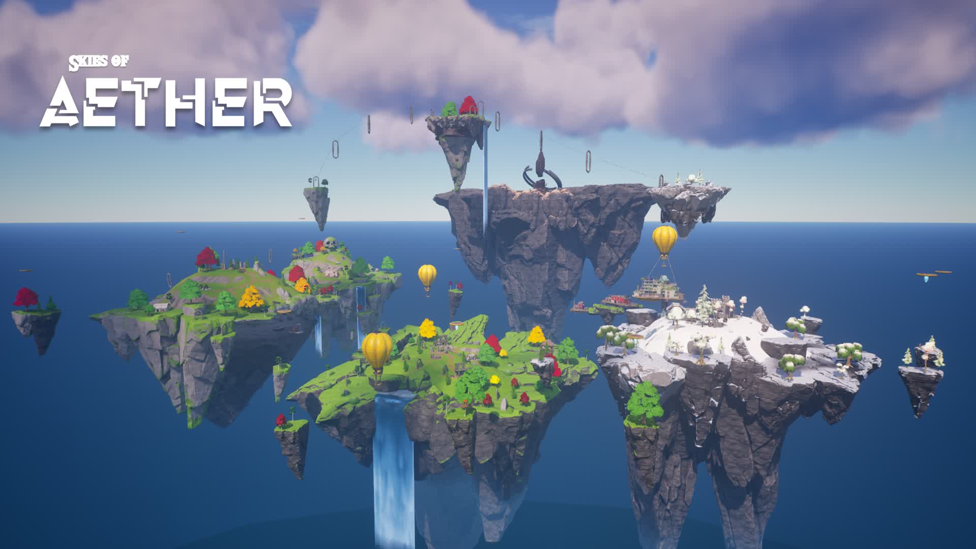 Skies of Aether - Free for All [ edmire ] – Fortnite Creative Map Code