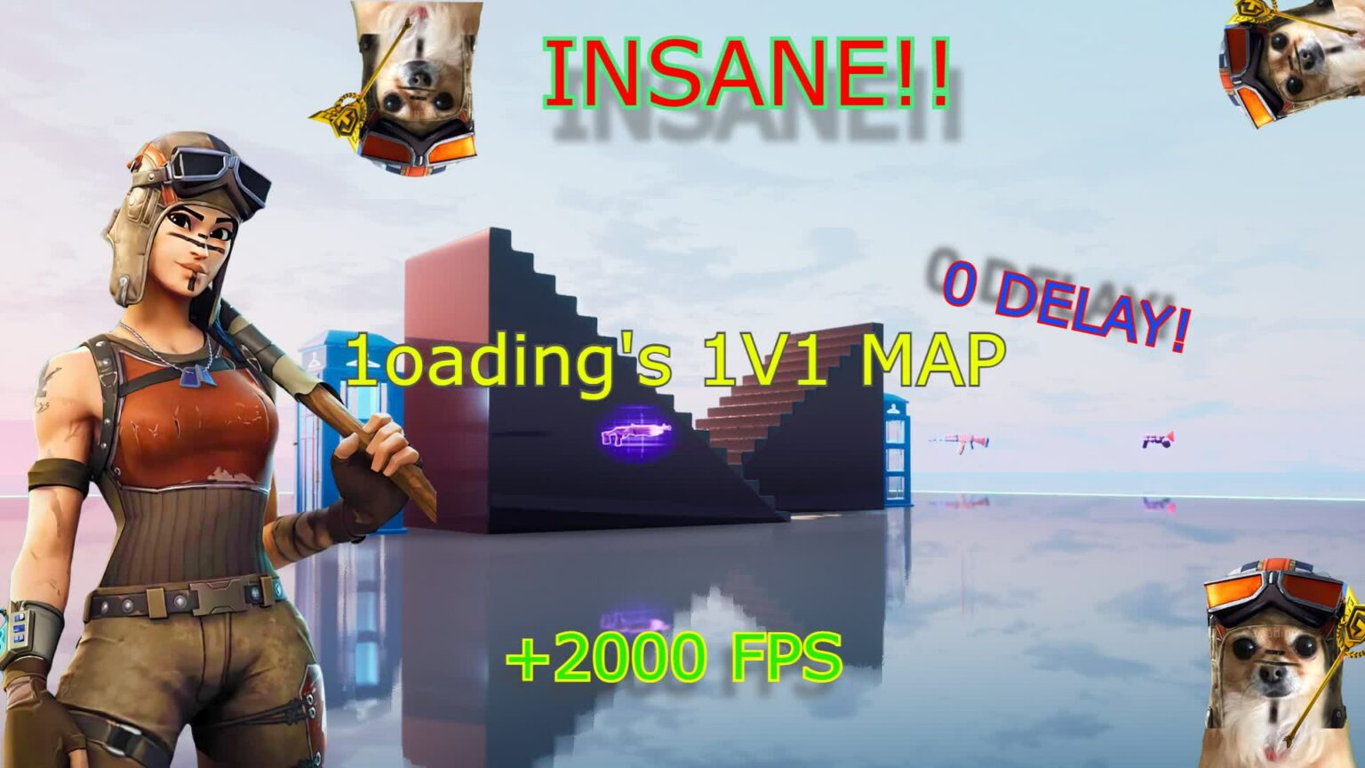 1oading's 0 delay 1V1 map! +2000 FPS!🐐 [ 1oading ] – Fortnite Creative ...