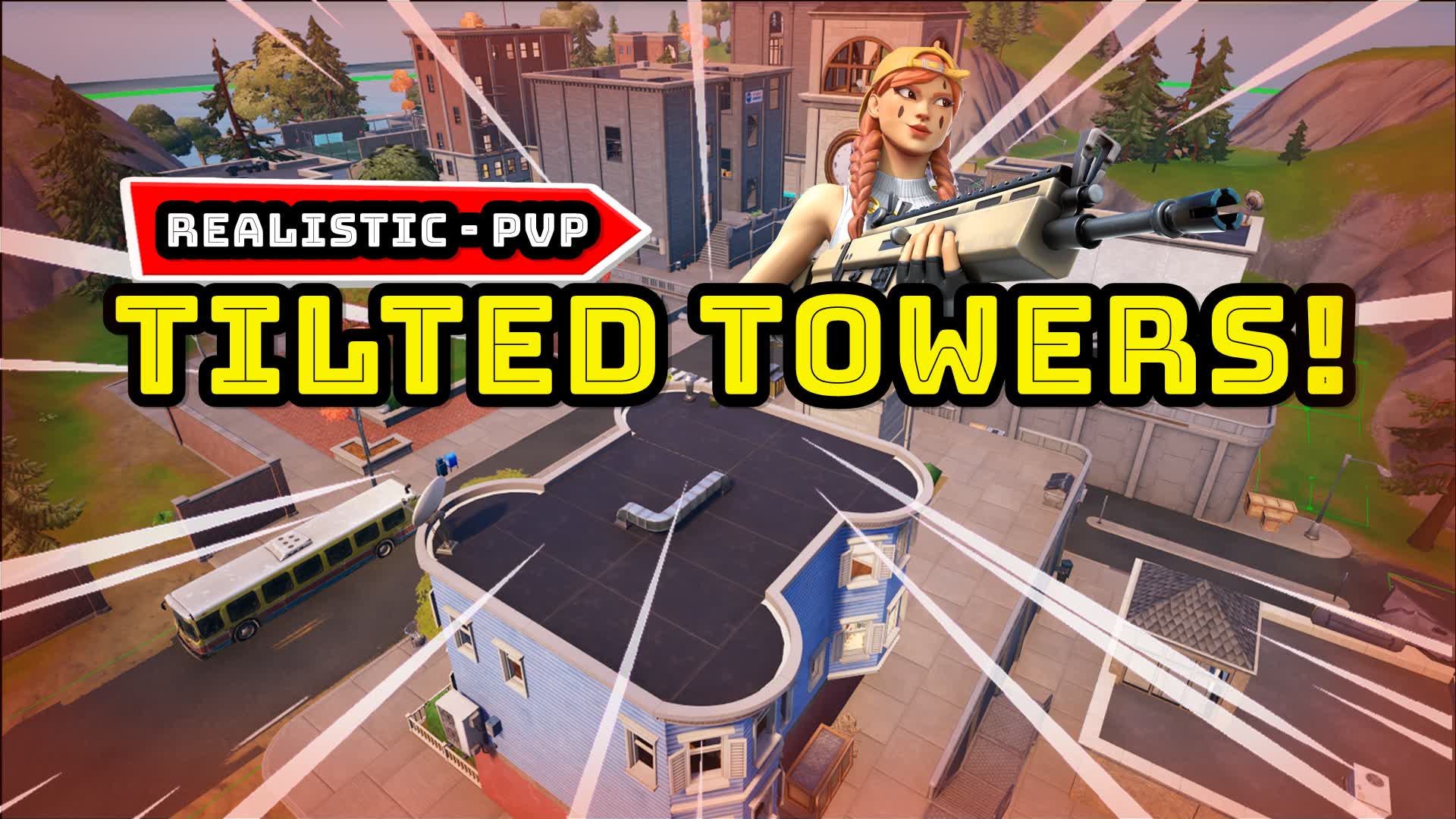 🏢TILTED TOWERS REALISTIC PVP🏢 [ ] – Fortnite Creative Map Code