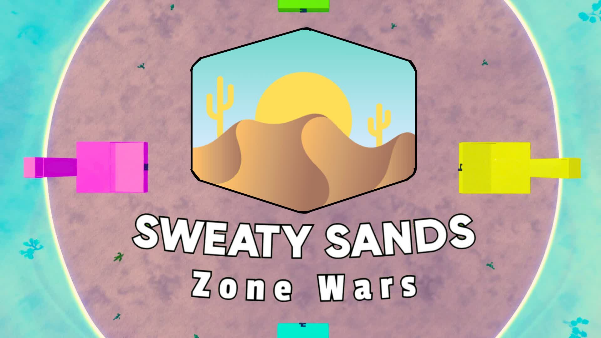 🏜️Sweaty Sands🌀Zone Wars [ imdiamond ] Fortnite Creative Map Code