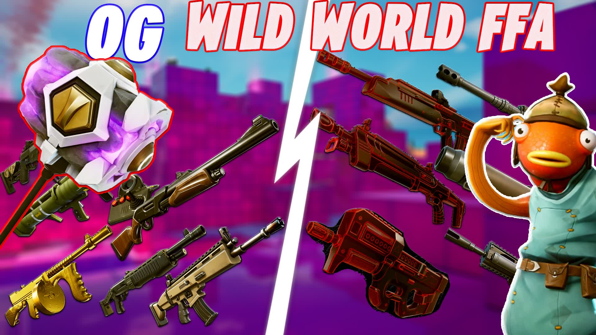 🉐🆕OG FUN WORLD FFA🤪ALL WEAPONS🆕🤪 [ jellyfish.fn ] – Fortnite 