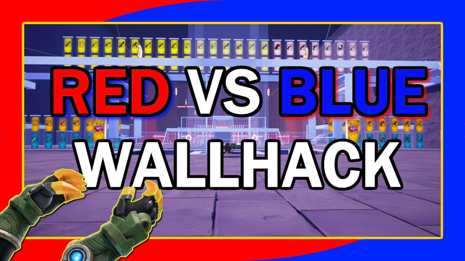 💯RED VS BLUE🥶WALLHACK👀 [ donnysc ] – Fortnite Creative Map Code