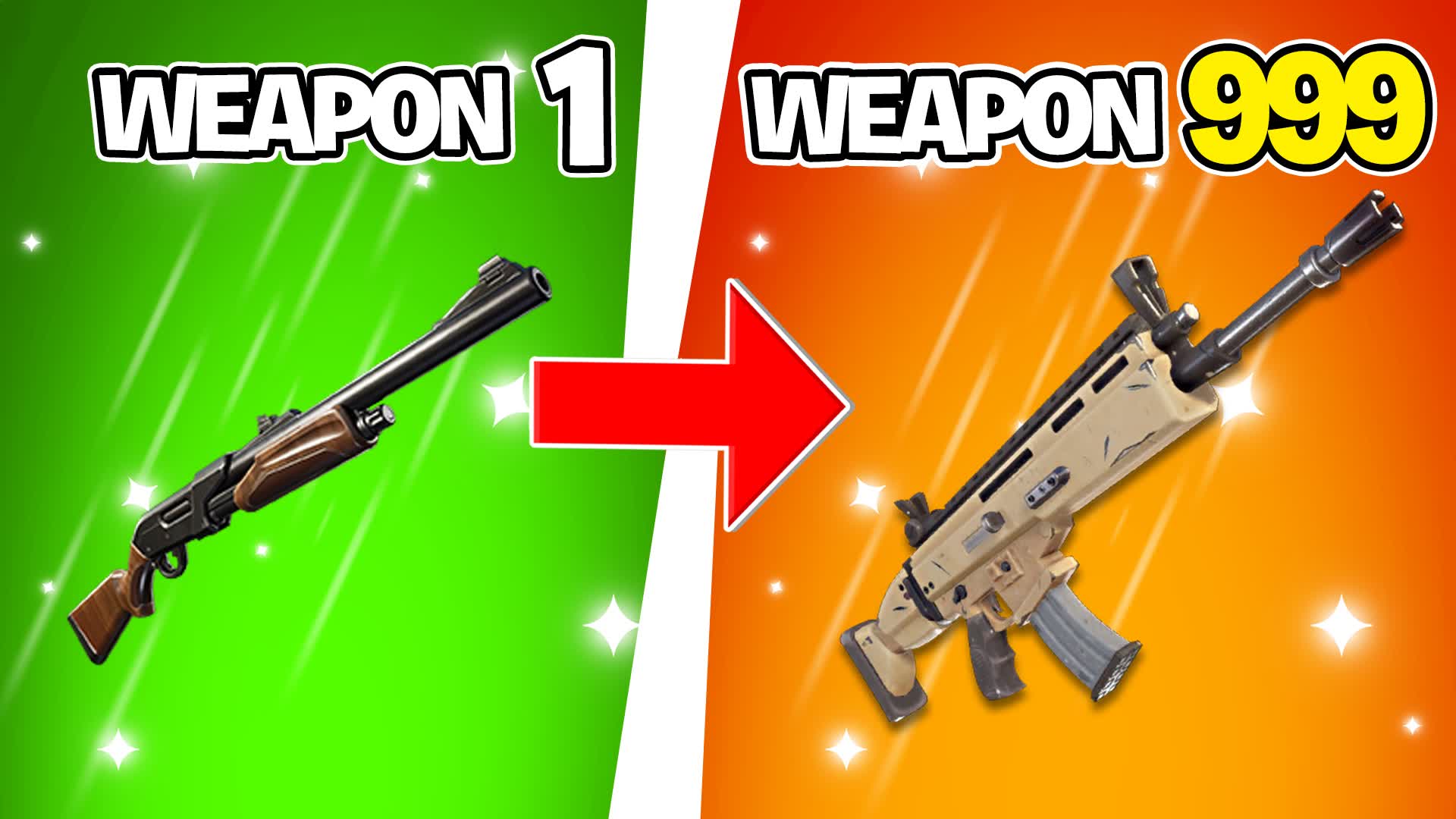 🔫 OG WEAPONS GUN GAME 😱 [ traki ] Fortnite Creative Map Code