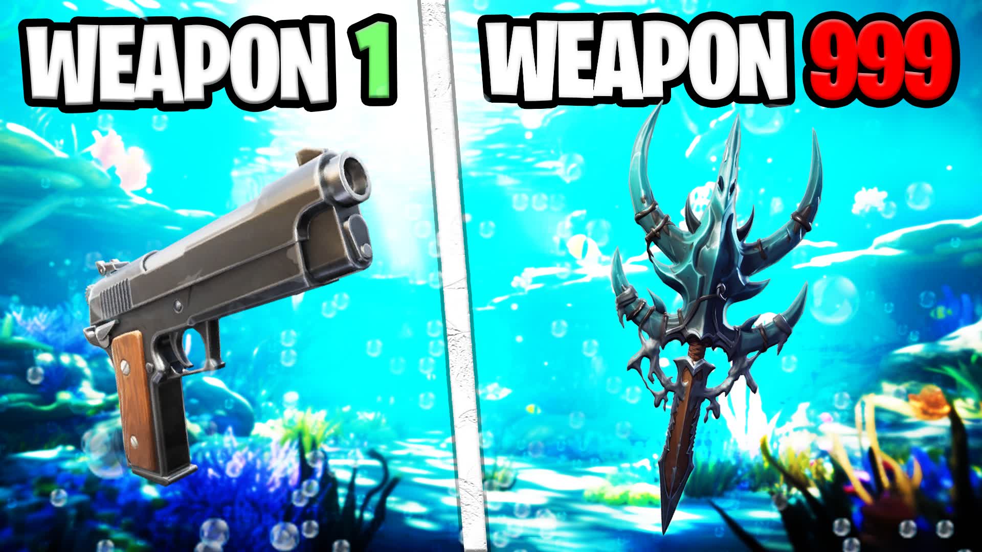 🌊 UNDERWATER 💥 ONE SHOT [ synex ] Fortnite Creative Map Code