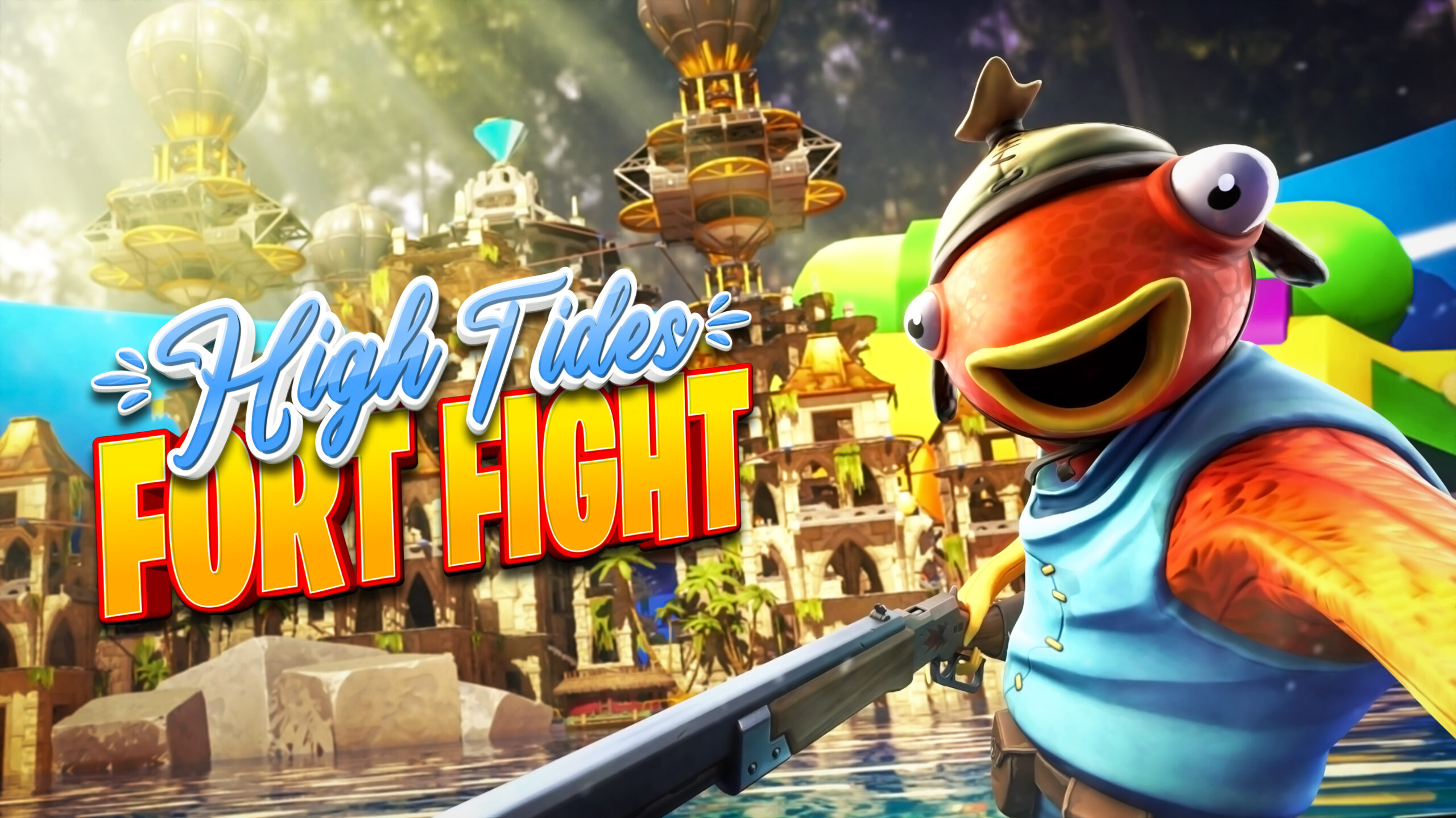 High Tides🌊Fort Fight [ letkyle ] Fortnite Creative Map Code