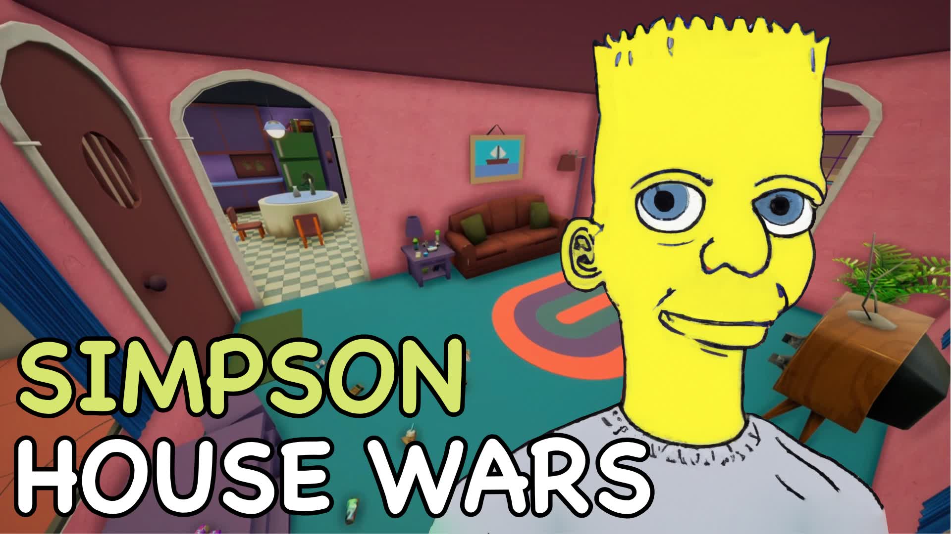 Simpson House Wars [ ube ] Fortnite Creative Map Code