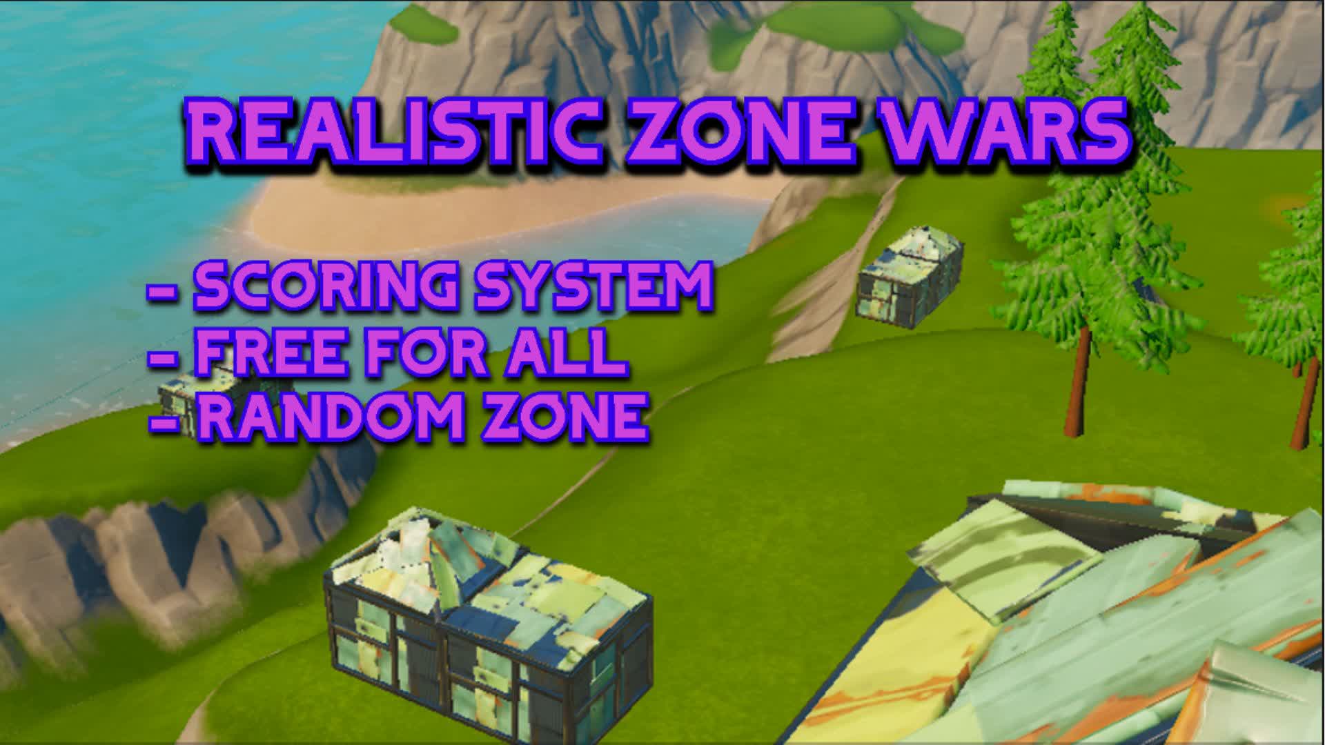 TtvAiri Realistic Zone Wars [ ttvairi ] Fortnite Creative Map Code