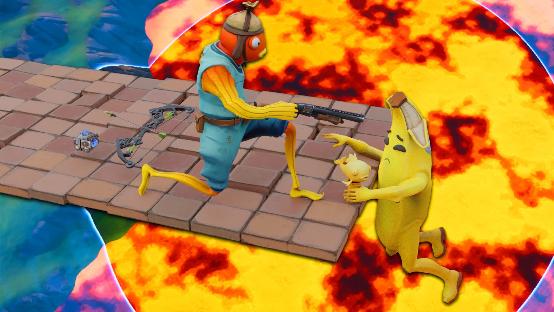 OG Sky Base Wars [ Dil ] Fortnite Creative Map Code