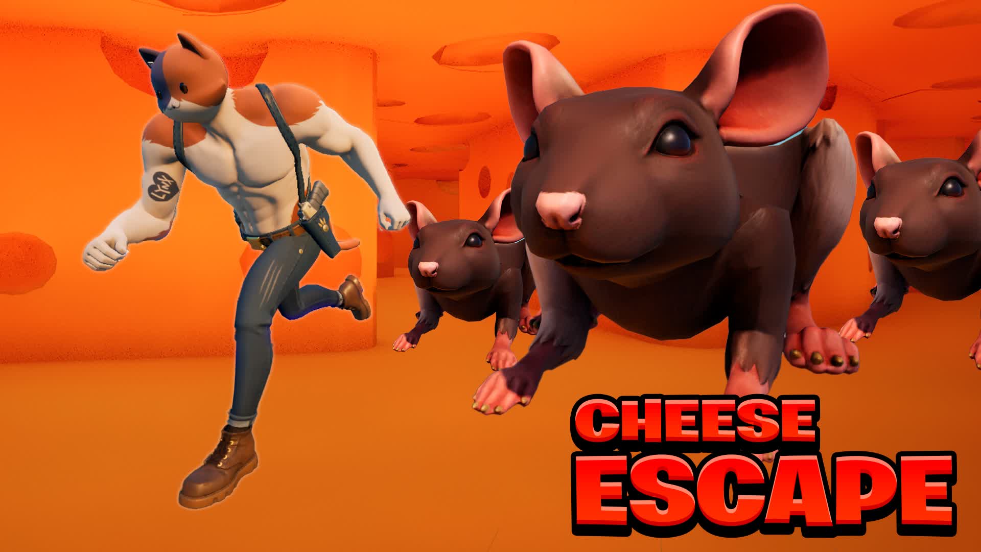 🧀 CHEESE ESCAPE 🐭 [ ninjah_dj ] Fortnite Creative Map Code