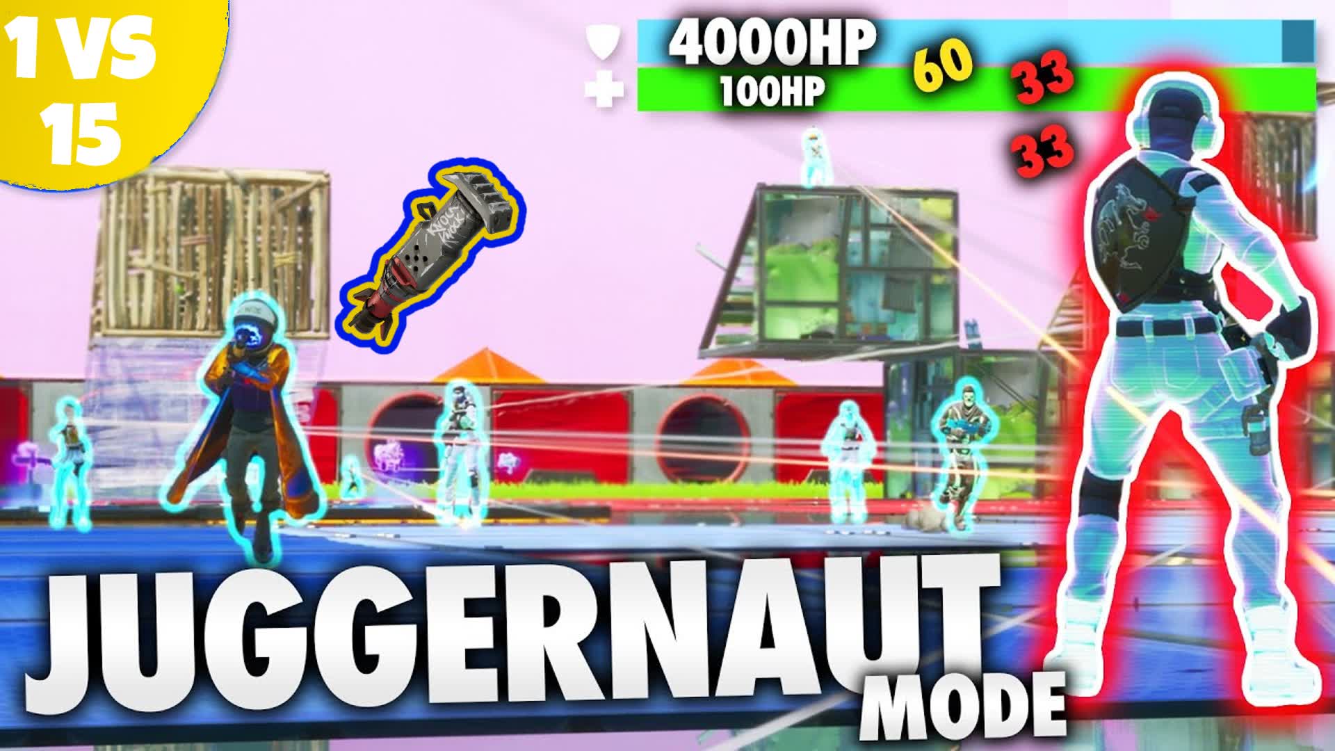 🆕TYCOON Juggernaut Vs everyone [ phantomyt ] – Fortnite Creative Map Code