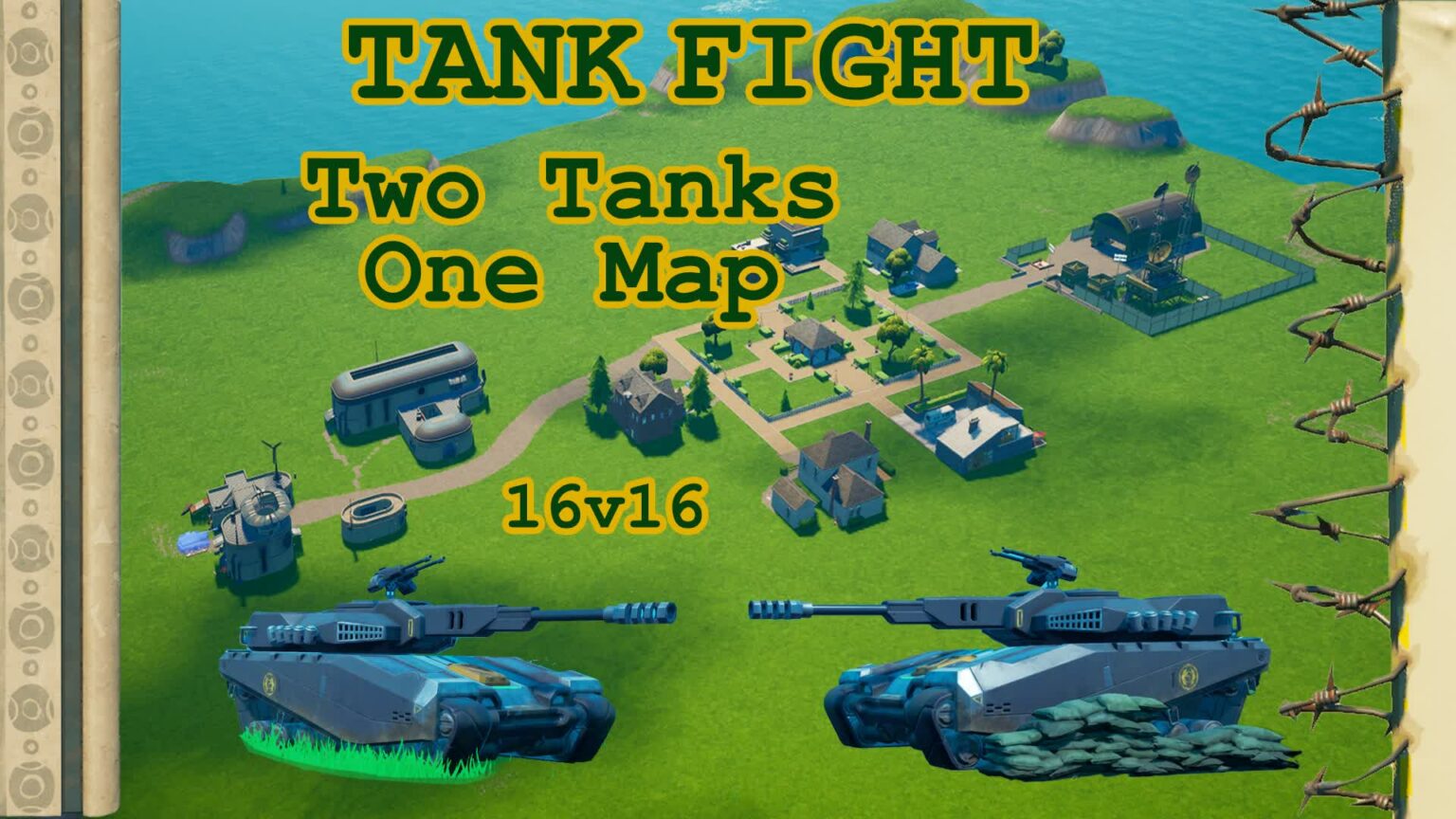 Two Tanks; One Map [ alexotronic ] – Fortnite Creative Map Code