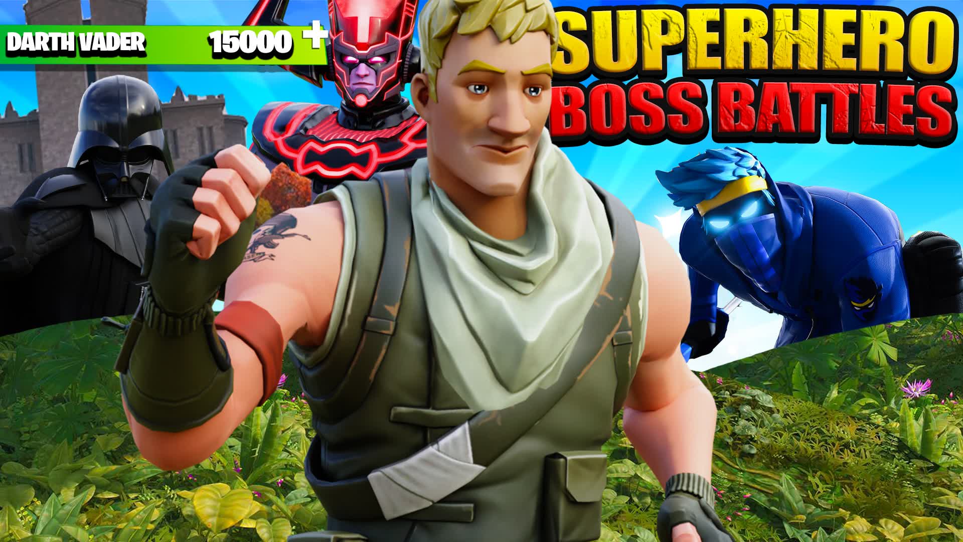 💥Super Hero Boss Battles💥 [ itsgopex ] – Fortnite Creative Map Code