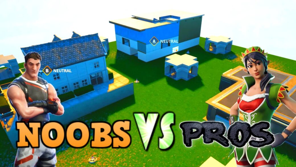 NOOBS VS PROS [ teamtkc ] – Fortnite Creative Map Code