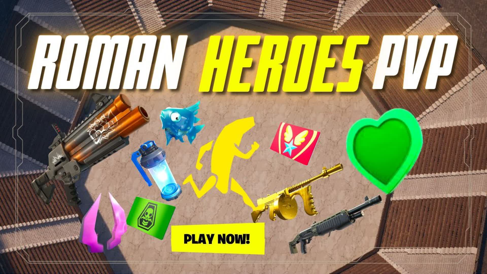 Roman Heroes PVP [ difinn ] – Fortnite Creative Map Code
