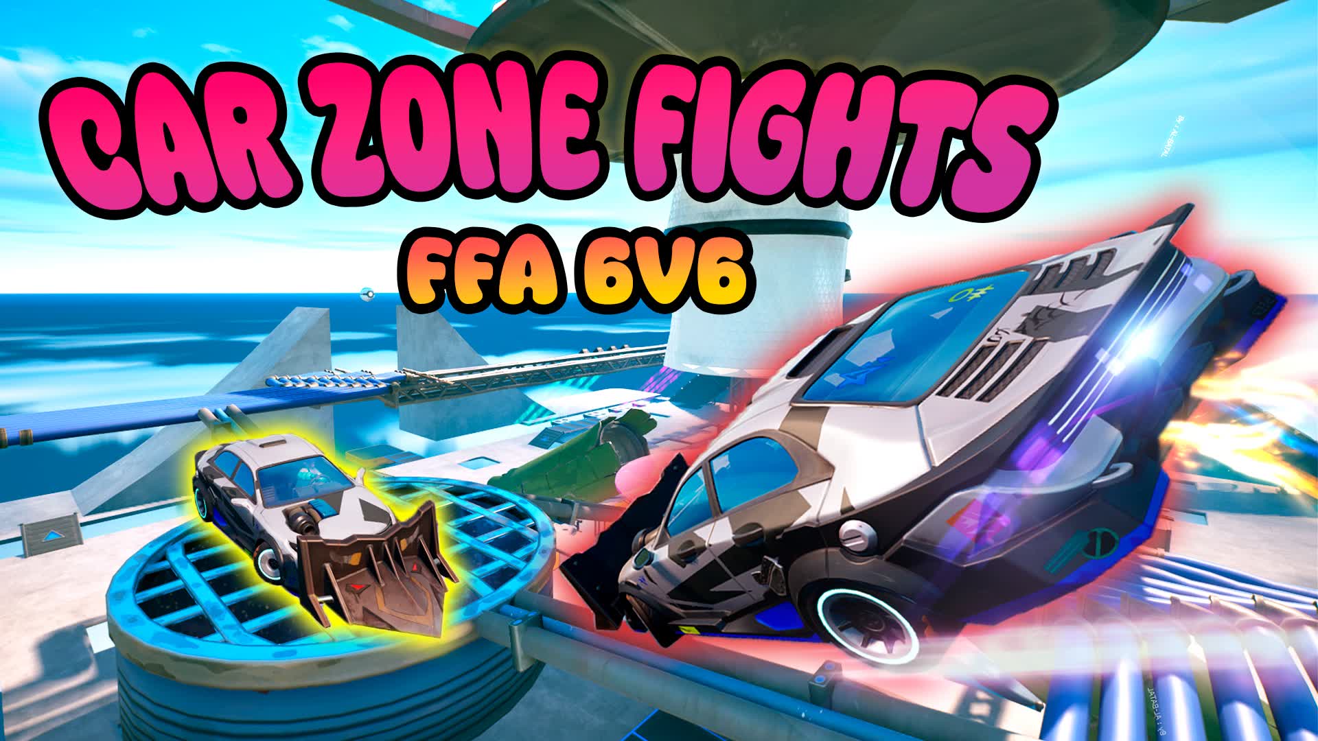 💥CAR ZONE FIGHTS💥 [ wikikebabs ] Fortnite Creative Map Code