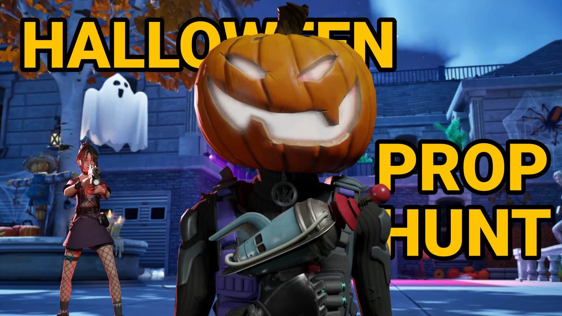 Halloween Prop Hunt Haunted Manor [ midnight_moon ] Fortnite